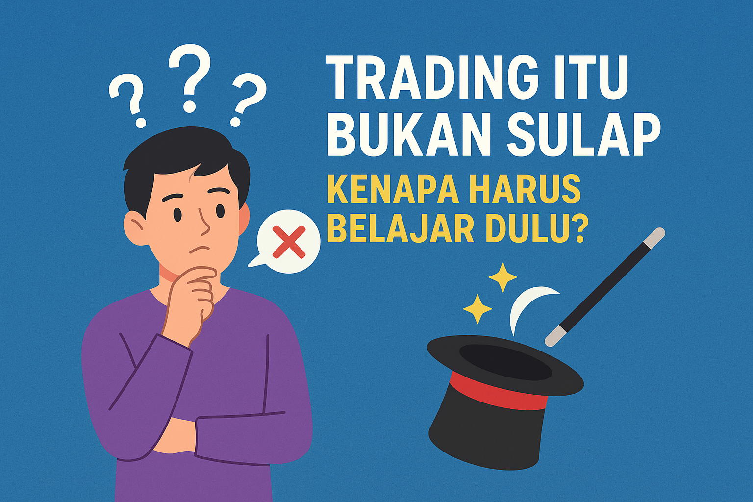 Trading Itu Bukan Sulap: Kenapa Harus Belajar Dulu?
